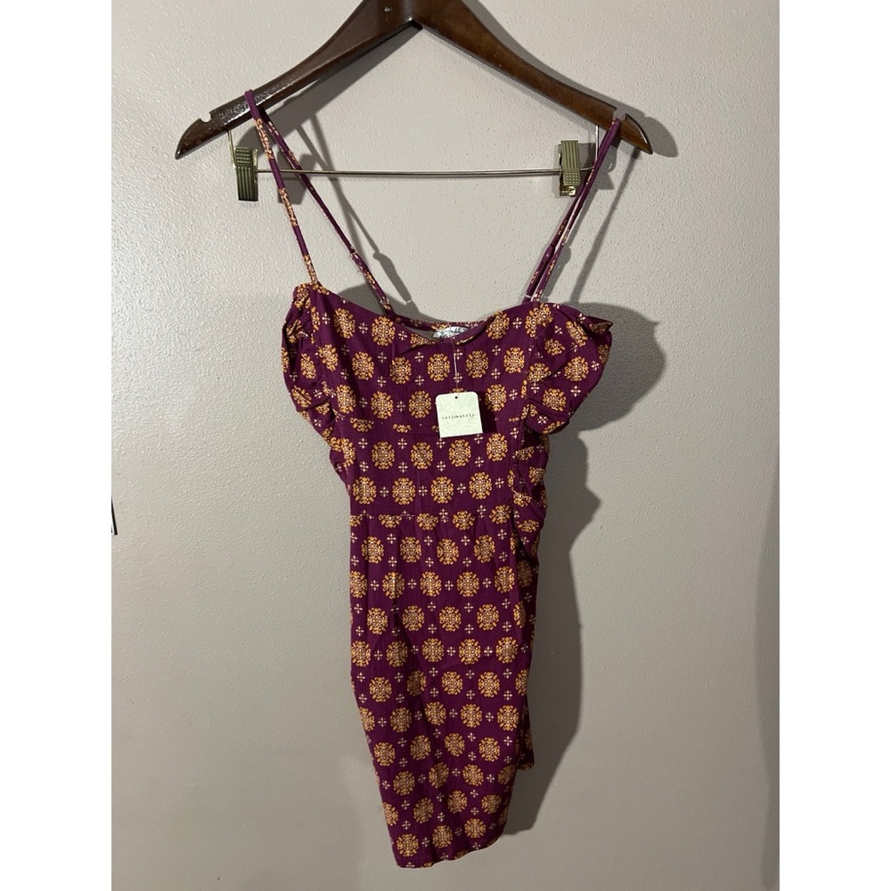 Intimately Burgundy and Mustard Patterned nwt